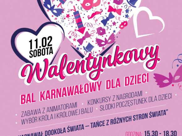 Walentynkowy Bal Karnawałowy „Karnawał dookoła świata – tańce z różnych stron świata”