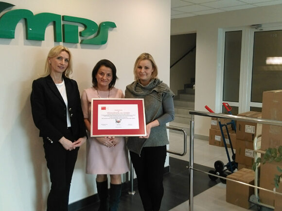 Noworoczna pomoc dla podopiecznych Fundacji od MPS International sp. z o.o.