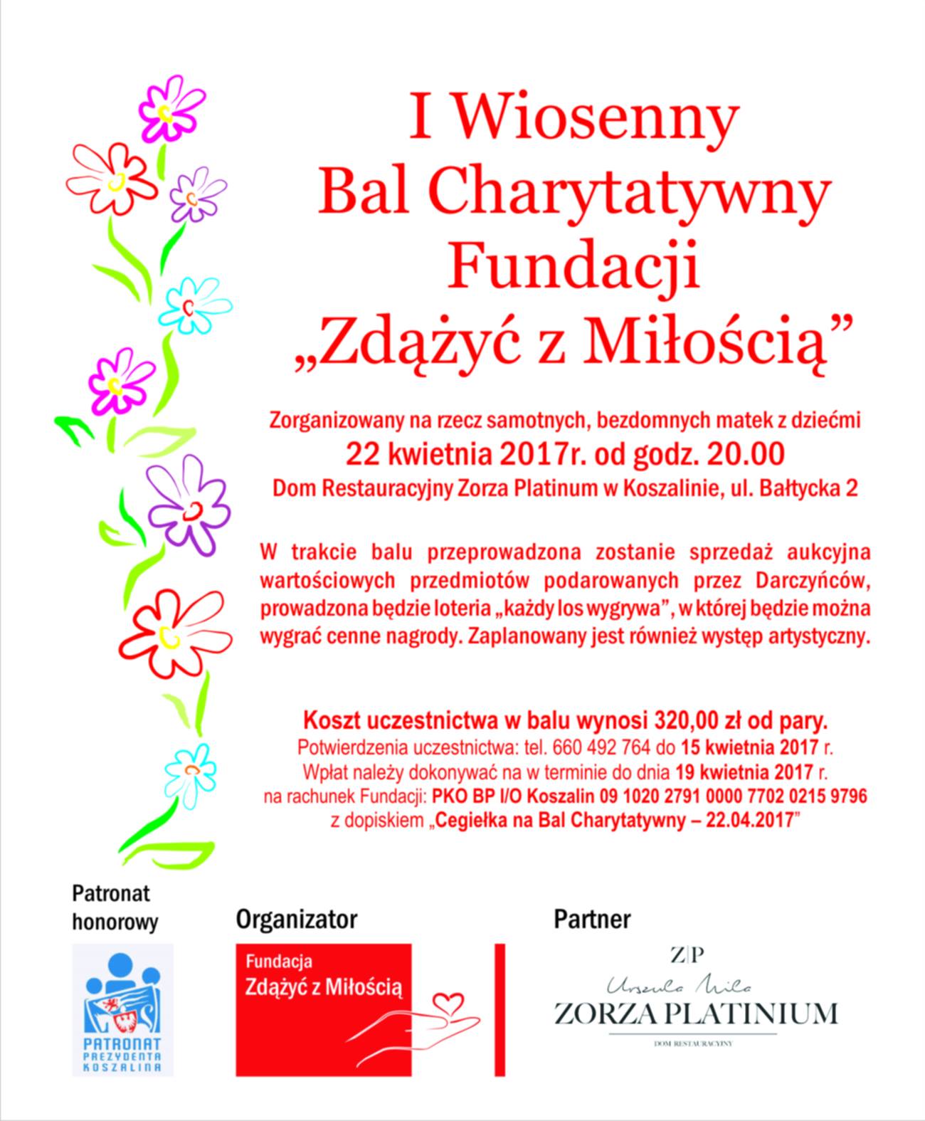 I Wiosennu Bal Charytatywny_plakat popr