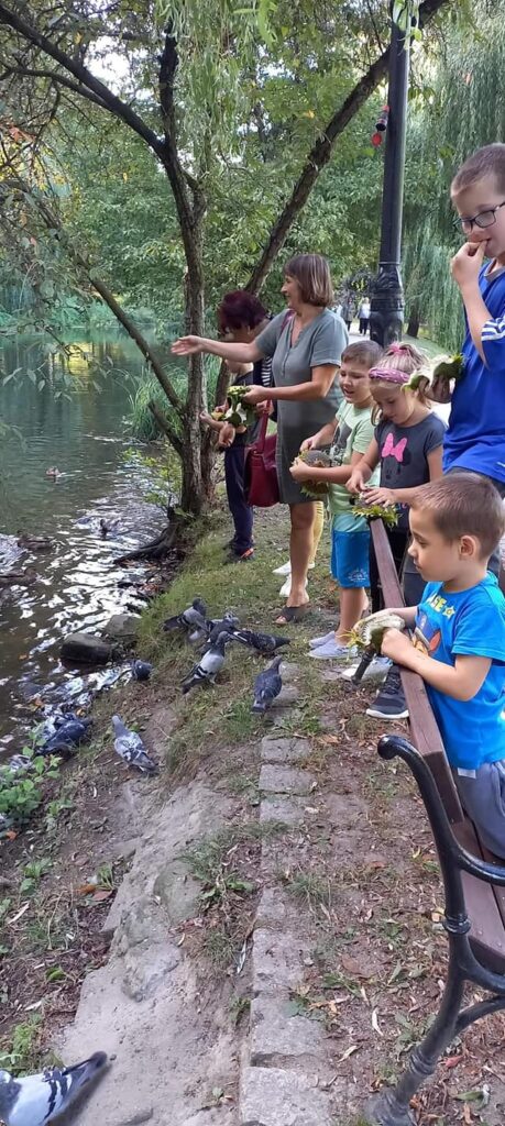 Zajęcia z fundacyjnej świetlicy “Przystanek pod niebem”