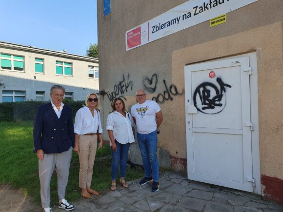 Wizyta Jarosława Loosa Puf sp. z o.o. i Andrzeja Hondo E.Link Polska na terenie ZAZ