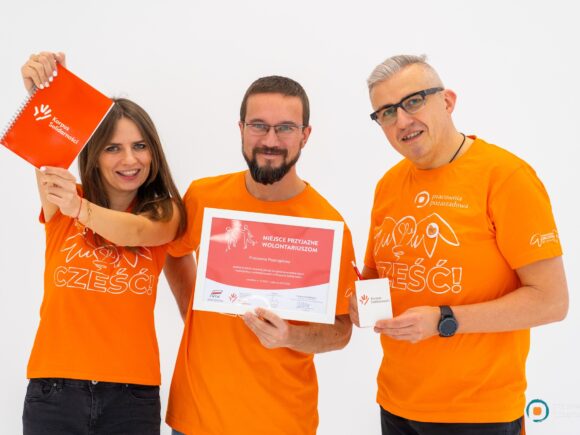 Otrzymaliśmy certyfikat „Miejsce przyjazne wolontariuszom”